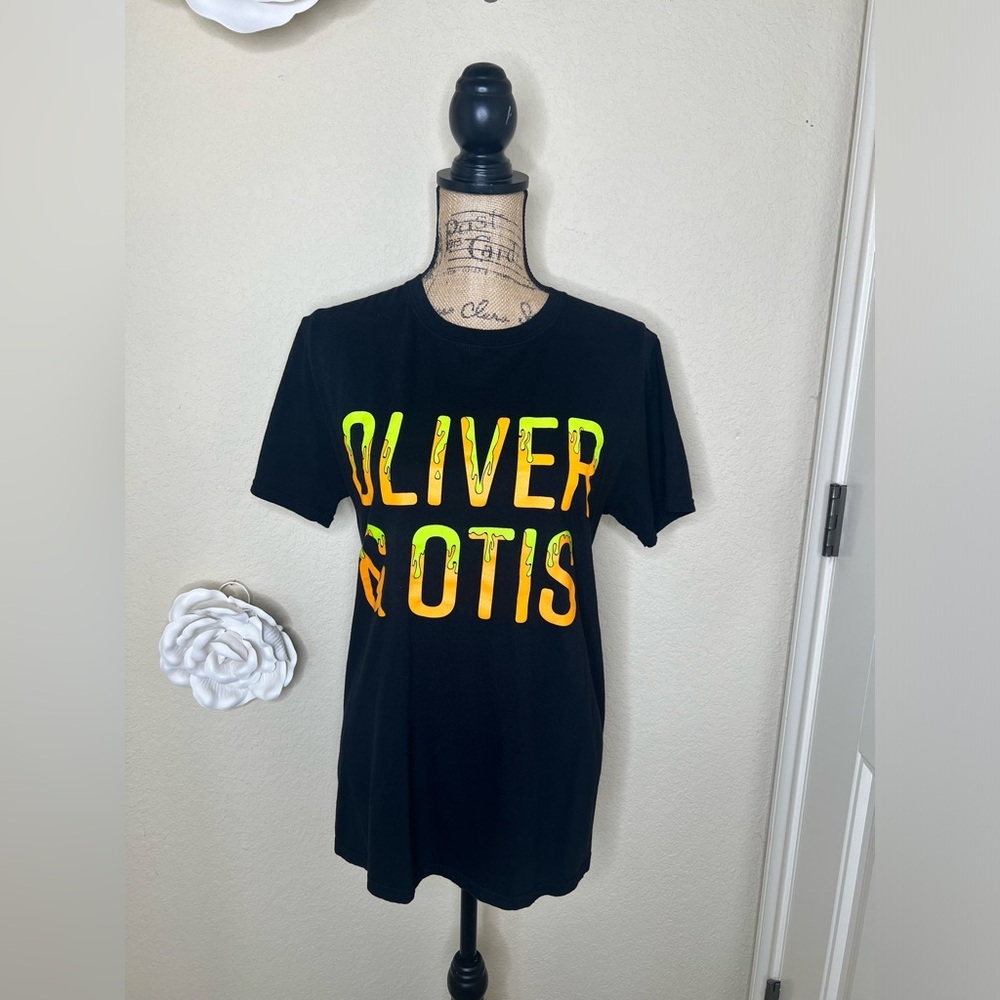 NTM: Oliver & Otis UnisexGraphic Slime Look Print on Gildan T-Shirt Sz M